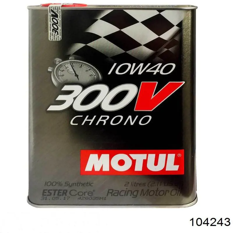 Моторное масло Motul 300V CHRONO 10W-40 Синтетическое 2л (103135)