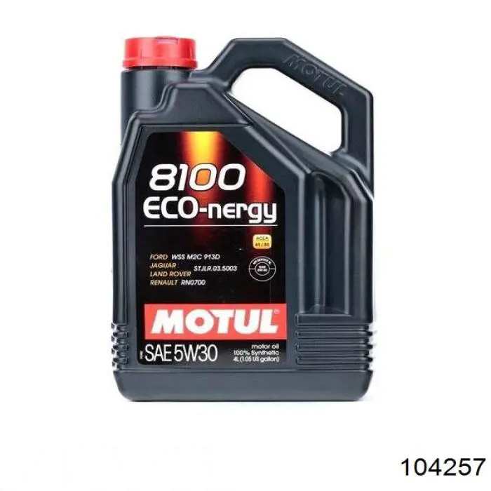 Моторное масло Motul 8100 ECO-NERGY 5W-30 Синтетическое 4л (104257)