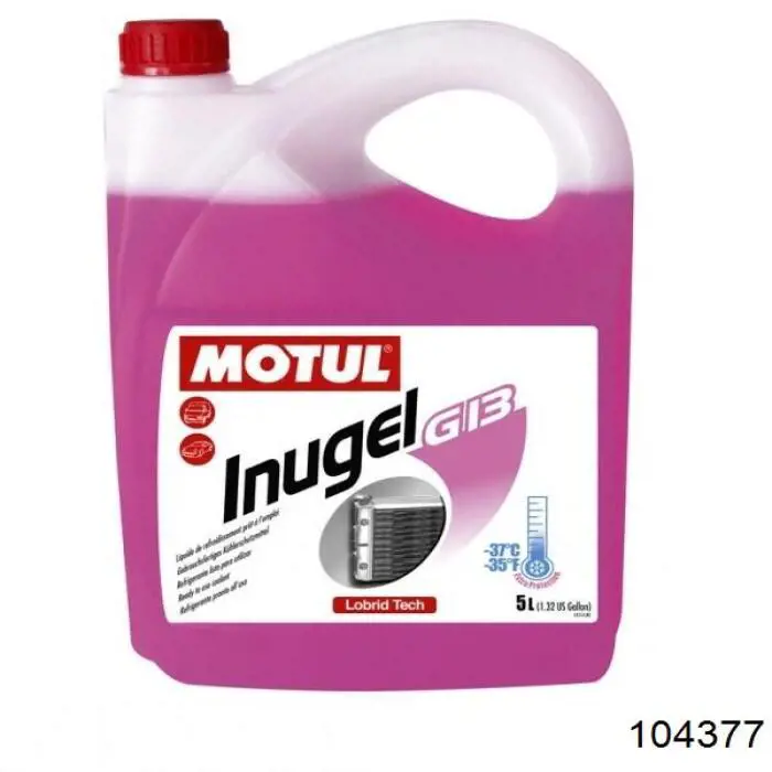 Антифриз Motul INUGEL G13 розовый -37 °C 5л (104377)