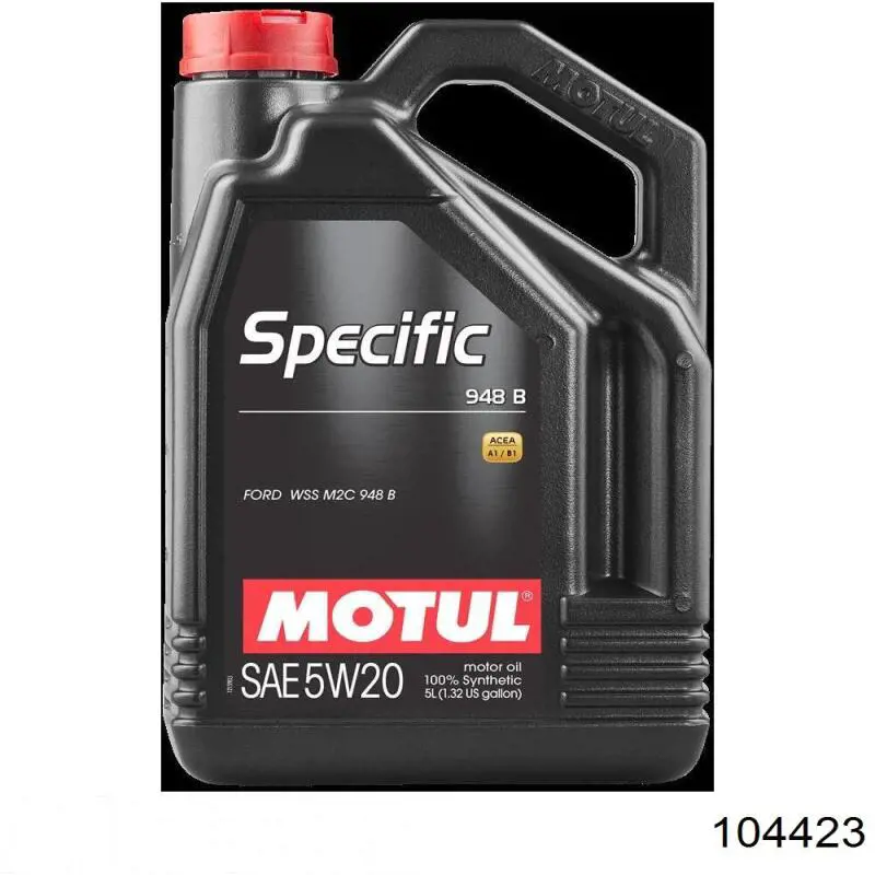 Моторное масло Motul Specific 948B 5W-20 Синтетическое 5л (104423)