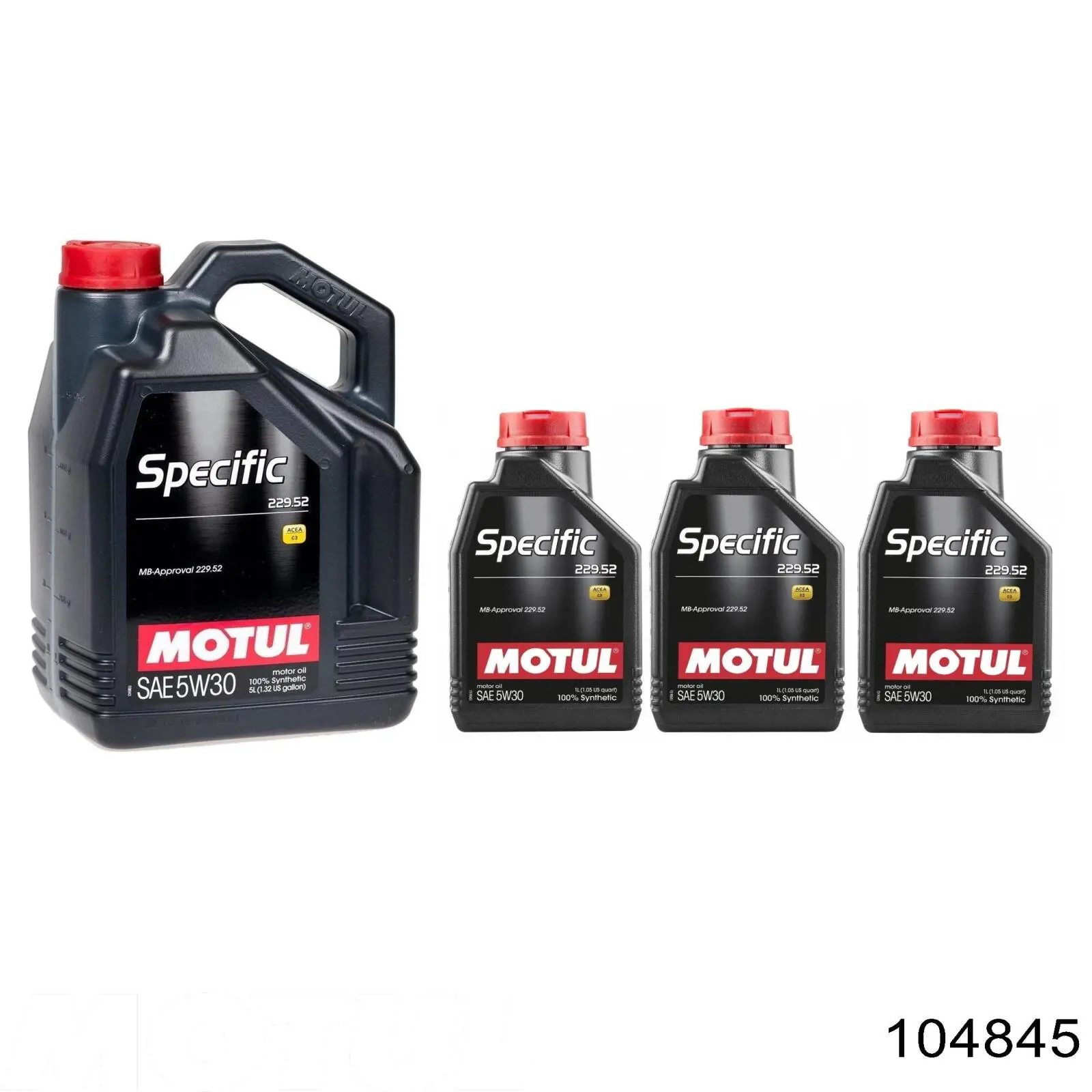 Купить 104845 Motul Моторное масло для дизеля