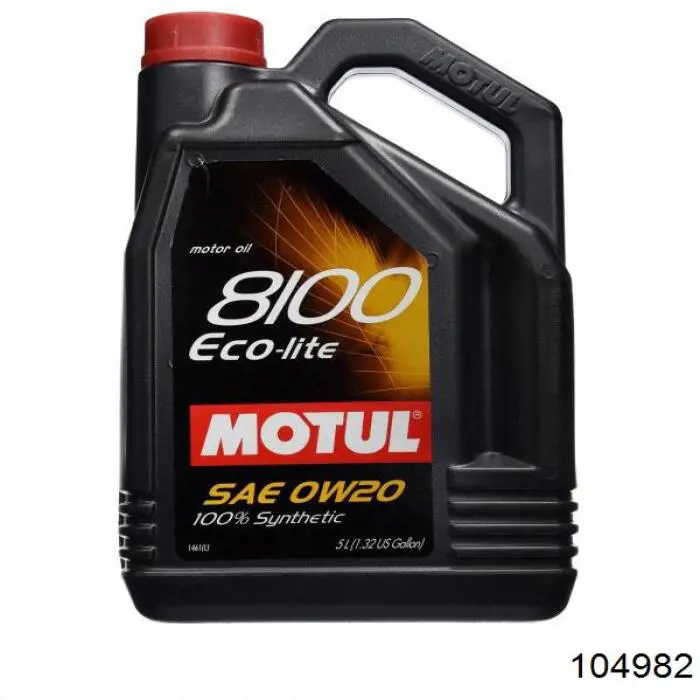 Моторное масло Motul 8100 Eco-lite 0W-20 Синтетическое 4л (104982)