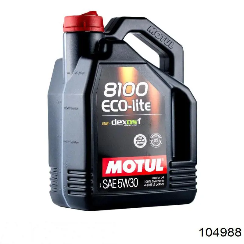 Моторное масло Motul 8100 Eco-lite 5W-30 Синтетическое 4л (104988)