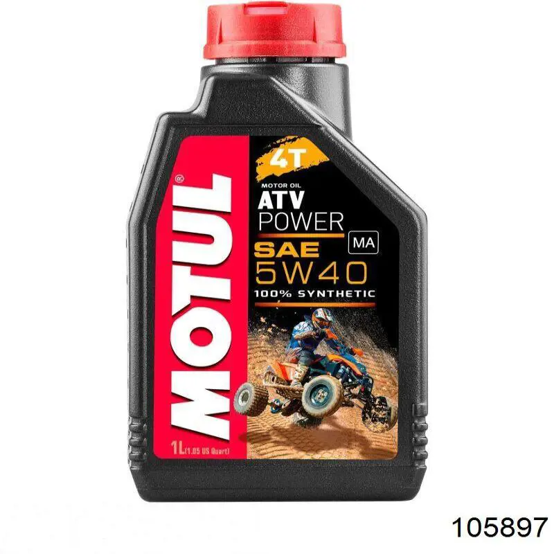 Моторное масло Motul ATV Power 4T 5W-40 Синтетическое 1л (105897)