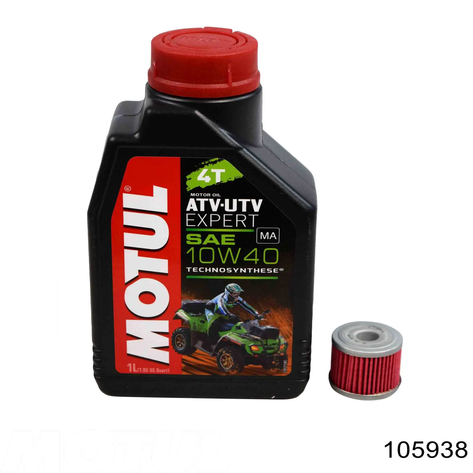 Моторное масло Motul ATV-UTV Expert 10W-40 Полусинтетическое 1л (105938)