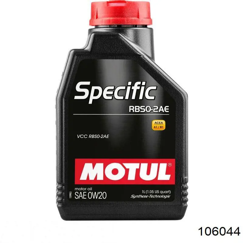 Моторное масло Motul SPECIFIC RBS0-2AE 0W-20 Синтетическое 1л (106044)