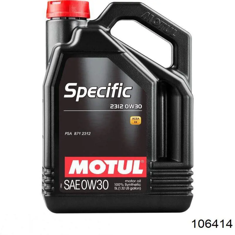 Моторное масло Motul Specific 2312 0W-30 Синтетическое 5л (106414)
