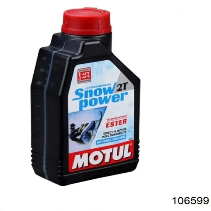 Моторное масло Motul Snowpower 2T Полусинтетическое 1л (106599)