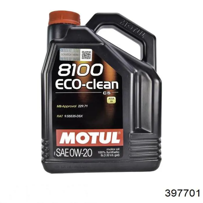 397701 MOTUL Aceite de motor original y equivalente