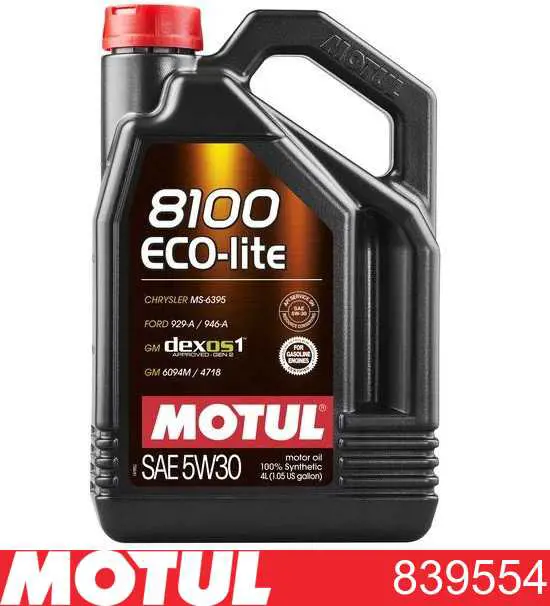 839554 Motul Масло двигателя