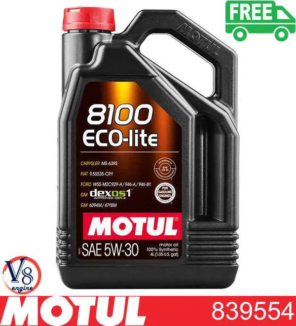 Купить 839554 Motul Моторное масло для дизеля