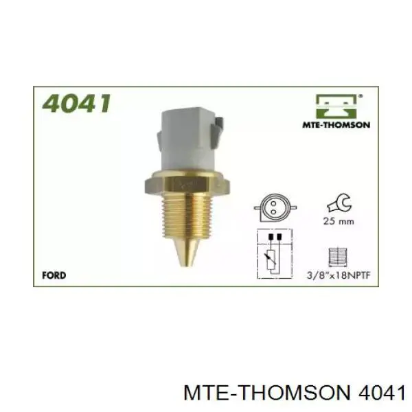 Датчик температуры охлаждающей жидкости 4041 Mte-thomson