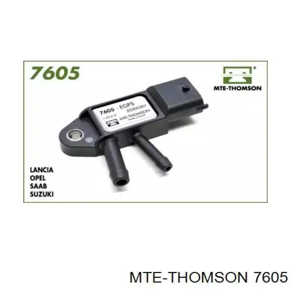 Датчик давления выхлопных газов 7605 Mte-thomson