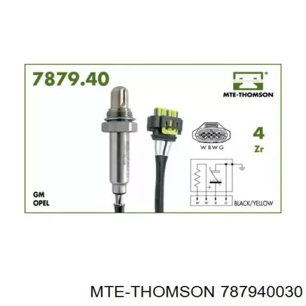 787940030 Mte-thomson лямбда-зонд, датчик кислорода после катализатора