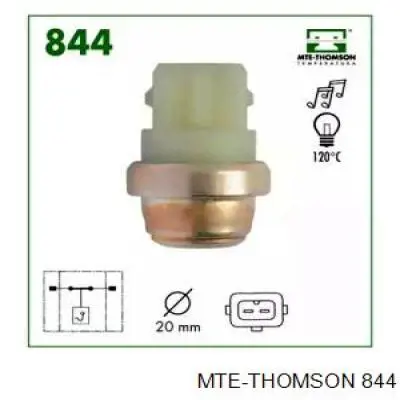 Датчик включения вентилятора радиатора 844 Mte-thomson