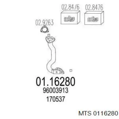 Приёмная труба CT15079 Veneporte