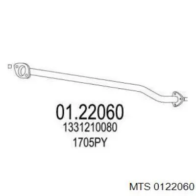 Купить 1705PY Peugeot/Citroen Приёмная труба