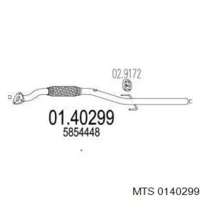 Купить 13229909 Opel Приёмная труба