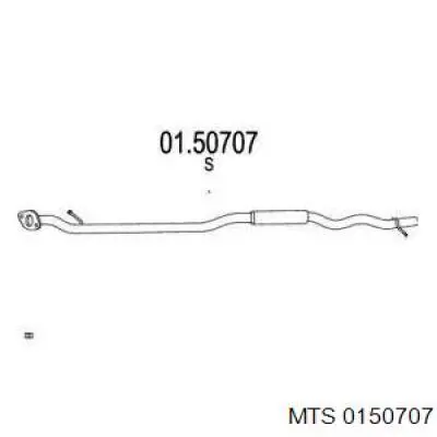 Купить 287217 Bosal Передняя часть глушителя