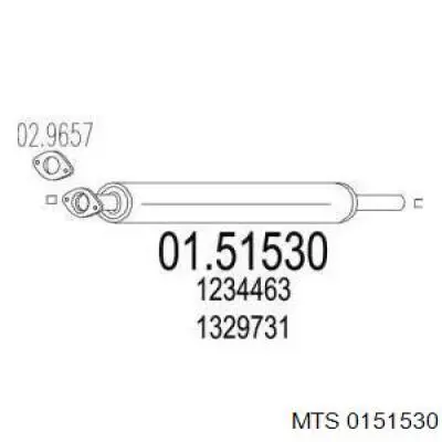 Купить 1345543 Ford Передняя часть глушителя