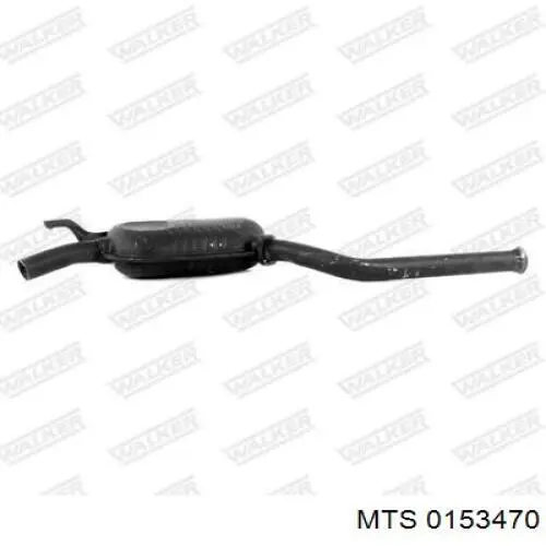 Глушитель, центральная часть MTS 0153470 цена, от 51.88 USD