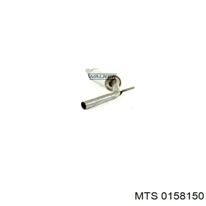 Средний глушитель MTS 0158150