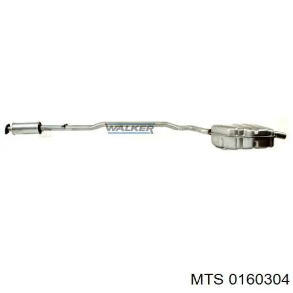 Купить 0160304 MTS Глушитель задний