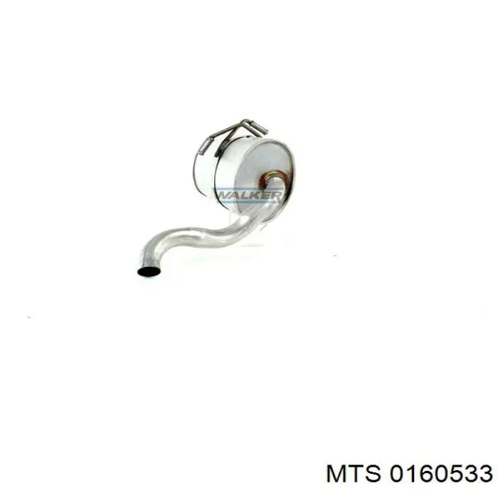 Купить 0160533 MTS Глушитель задний