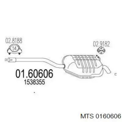 FP2832G31 Polmostrow Выхлопная труба