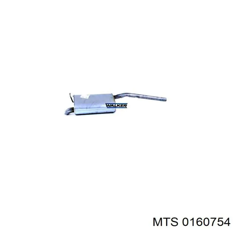 Купить 0160754 MTS Глушитель задний