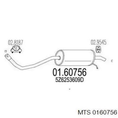 Выхлоп задний Bosal 233419 цена, от 75.33 USD