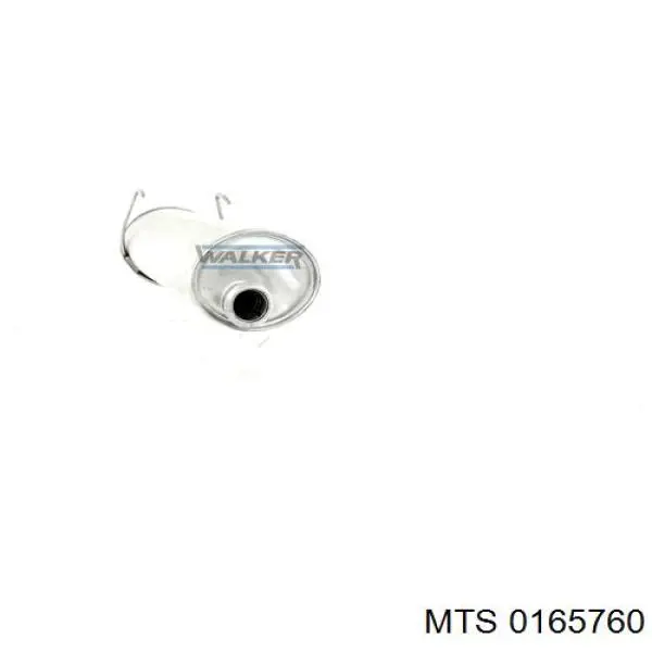 Глушитель задний 0165760 MTS
