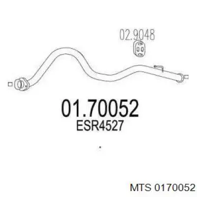 ESR4527 Land Rover Выхлопная труба