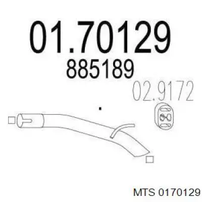 700179 Bosal Выхлопная труба