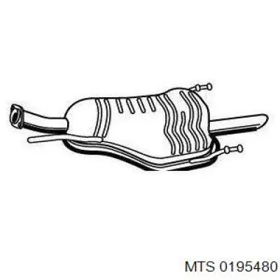 Выхлоп задний MTS 0195480 цена, от 78.73 USD