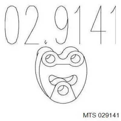 Подушки глушителя MTS 029141
