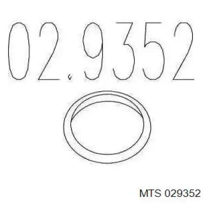 02.9352 MTS кольцо приемной трубы глушителя