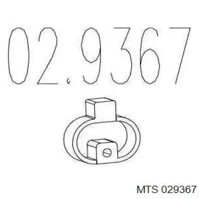 029367 MTS Крепление глушителя