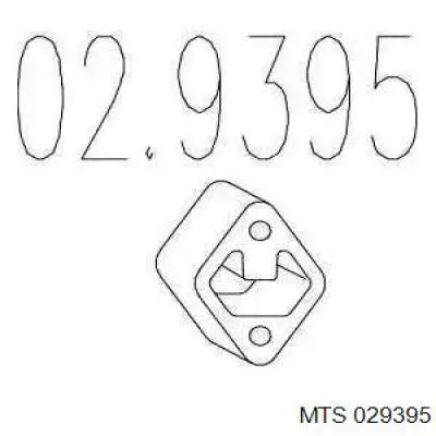 Подушка крепления глушителя MTS 029395 цена, от 2.53 USD