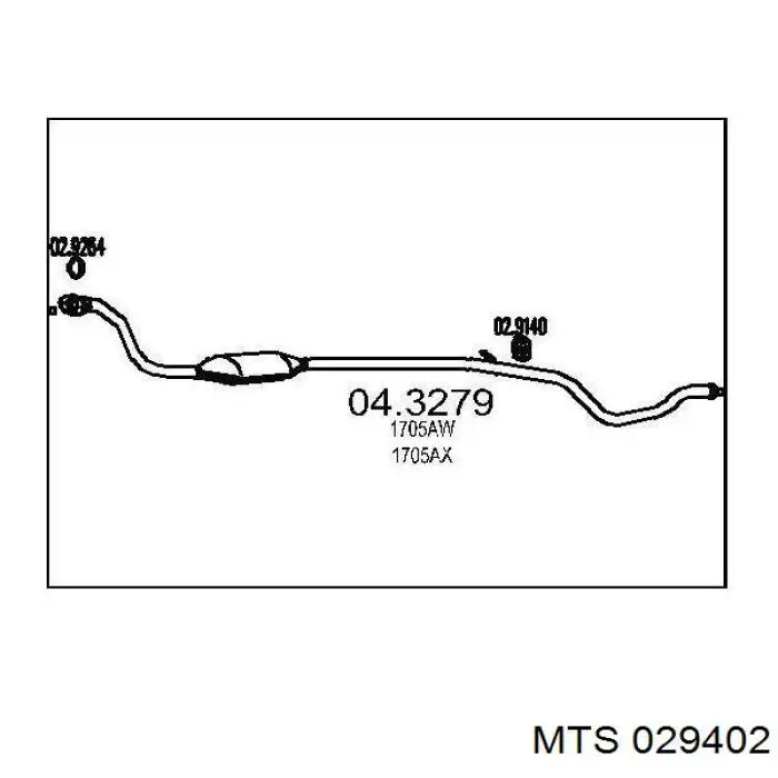 Прокладки выхлопной системы MTS 029402 цена, от 1.95 USD