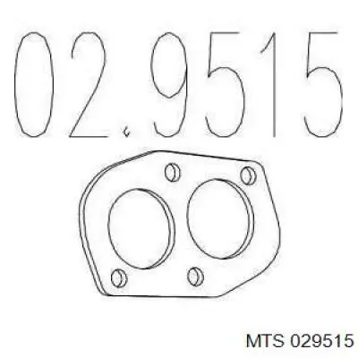 Прокладка глушителя 029515 MTS