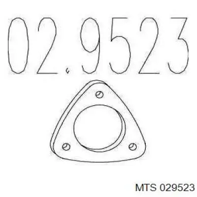 029523 MTS прокладка глушителя