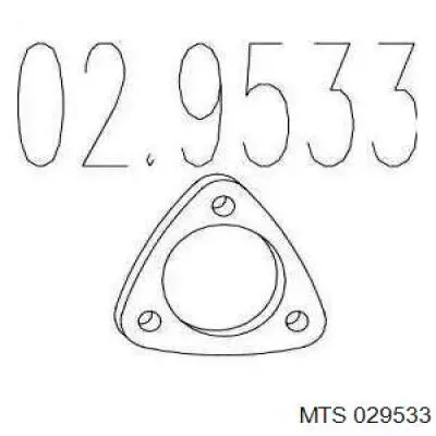 Прокладка глушителя 029533 MTS