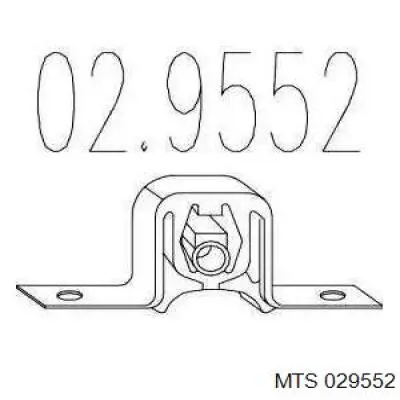 Купить 029552 MTS Подвесные подушки глушителя