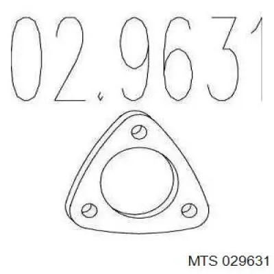Прокладка глушителя 029631 MTS