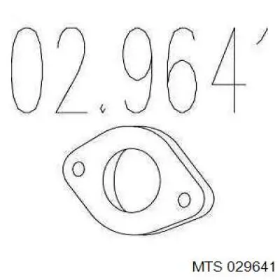 Прокладка глушителя 029641 MTS