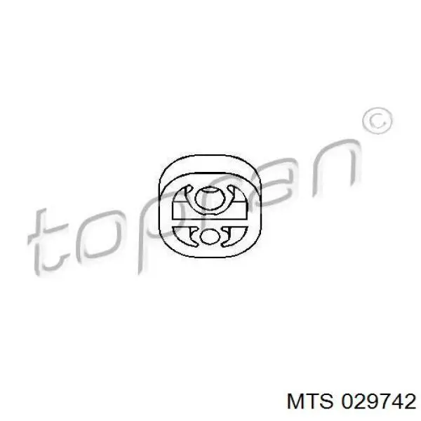 Подушка крепления глушителя MTS 029742 цена, от 1.87 USD