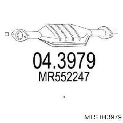 Катализатор Митсубиси Л200  III