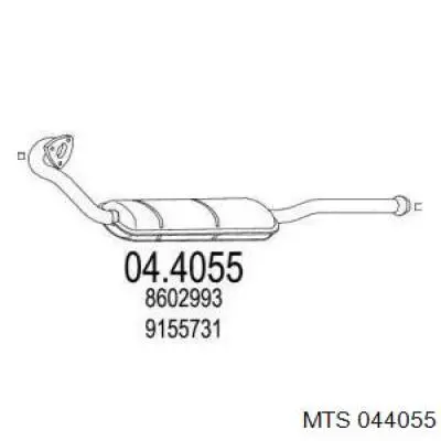 Катализатор 8602993 Volvo