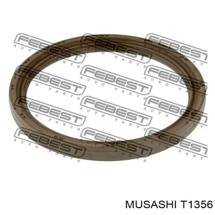 T1356 Musashi сальник коленвала двигателя задний